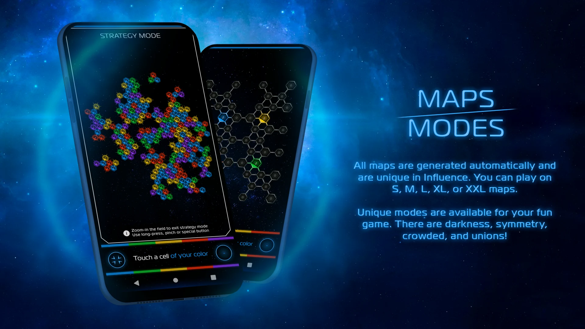Influence screenshot